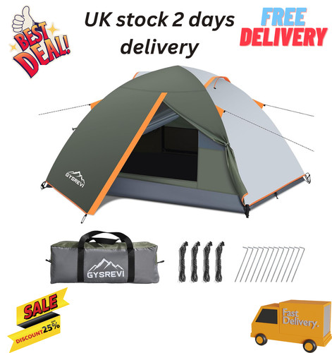 Camping tent man - tent, 1/2