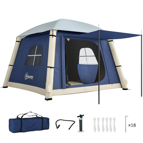 Inflatable camping tent man - camping, 2