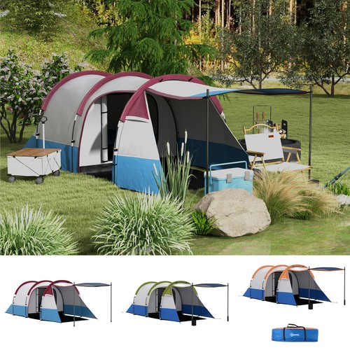 Man camping tent family - camping,