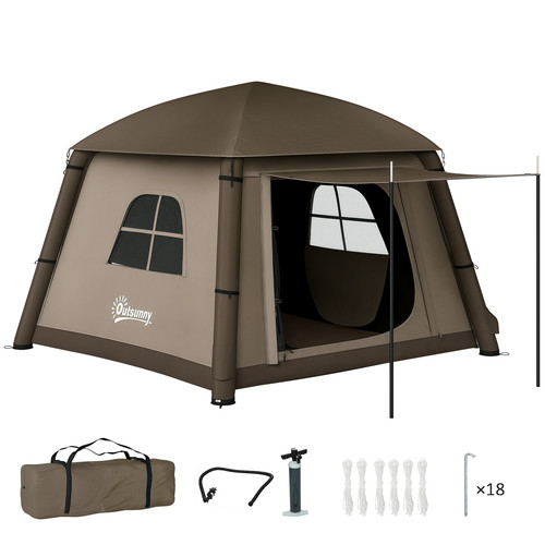 Inflatable camping tent - inflatable, tent,